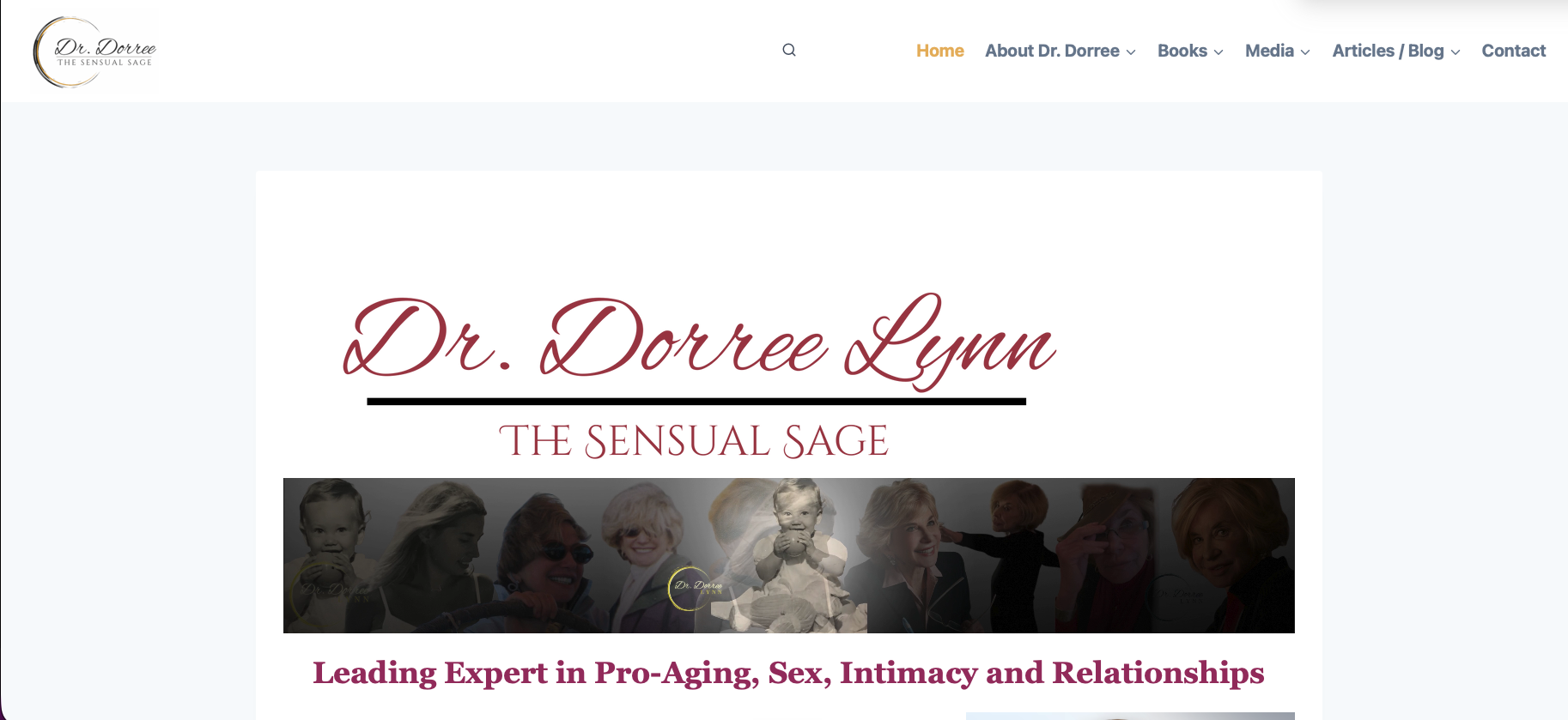 Dr. Dorree Lynn website after rebuild: clean, structured, AI-readable